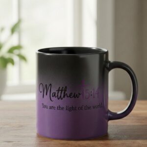 Color-Fade Matthew 5:14 Ceramic Mug